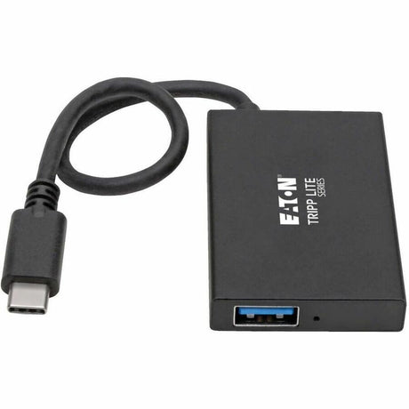Eaton Tripp Lite Series 4-Port USB-C Hub, USB 3.x (5Gbps), 4x USB-A Ports, Aluminum Housing, Black — U460-004-4A-AL
