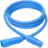 Eaton Tripp Lite Series Heavy-Duty PDU Power Cord, C13 to C14 - 15A, 250V, 14 AWG, 6 ft. (1.83 m), Blue — P005-006-ABL