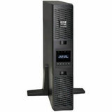 Eaton Tripp Lite Series SmartOnline 2200VA 2000W 208/230V Double-Conversion UPS - 10 Outlets, Extended Run, Network Card Option, LCD, USB, DB9, 2U Rack/Tower — SUINT2200LCD2U