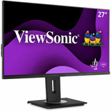 ViewSonic VG2755 27 Inch IPS 1080p Monitor with USB C, HDMI, DisplayPort, VGA and 40 Degree Tilt Ergonomics for Home and Office — VG2755