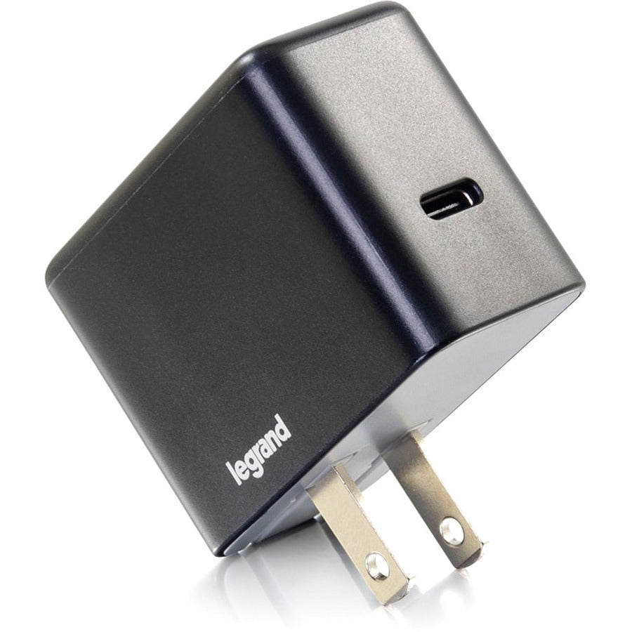 C2G USB C Wall Charger with Power Delivery - 1 Port - 18W Power — 20279