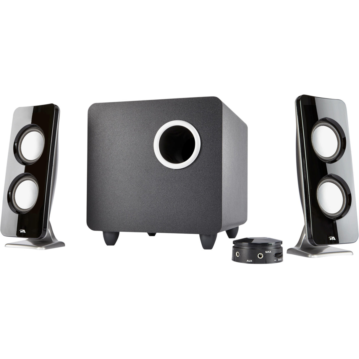 Cyber Acoustics Curve CA-3610 2.1 Speaker System - 30 W RMS — CA-3610
