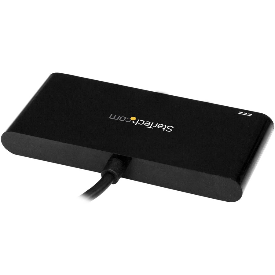 StarTech.com 4 Port USB C Hub with 4x USB Type-A (USB 3.0 SuperSpeed 5Gbps) - 60W Power Delivery Passthrough - Portable C to A Adapter Hub — HB30C4AFPD
