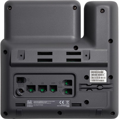 Cisco 6851 IP Phone - Corded - Corded - 3 Multiple Conferencing - Wall Mountable, Desktop - Charcoal — CP-6851-3PW-NA-K9=