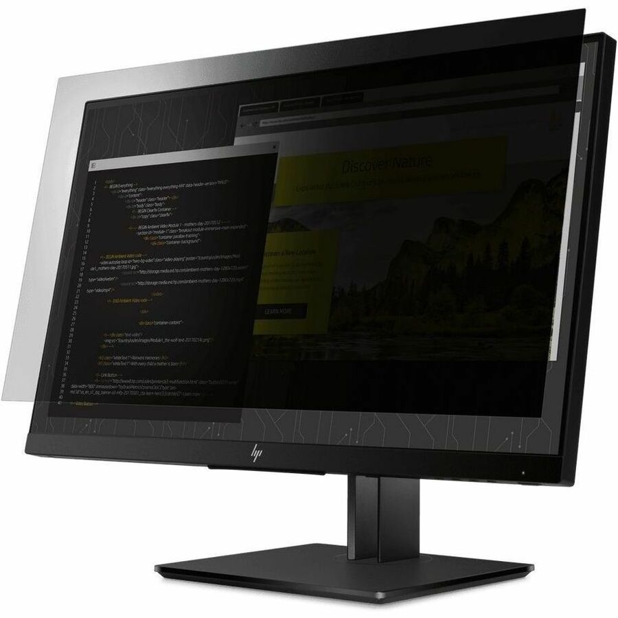 Targus 4Vu Privacy Screen for HP EliteDisplay E243 and HP Z24nf G2, Landscape Clear — AST039GLZ