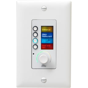BSS EC-4BV Ethernet Controller with 4 Buttons and Volume Control — BSSEC4BV-WHT-M