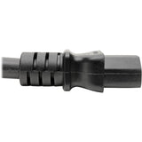 Eaton Tripp Lite Series C20 to C13 Power Cord for Computer - Heavy-Duty, 15A, 100-250V, 14 AWG, 3 ft. (0.91 m), Black — P032-003