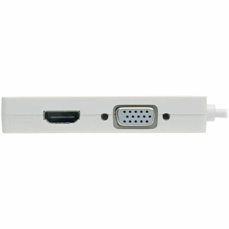 Eaton Tripp Lite Series USB-C Multiport Adapter (M/3xF) - 4K HDMI, DVI, VGA, HDCP, White — U444-06N-HDV4K