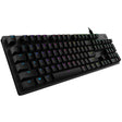 Logitech G512 CARBON LIGHTSYNC RGB Mechanical Gaming Keyboard with GX Brown switches and USB passthrough (Tactile) — 920-009342