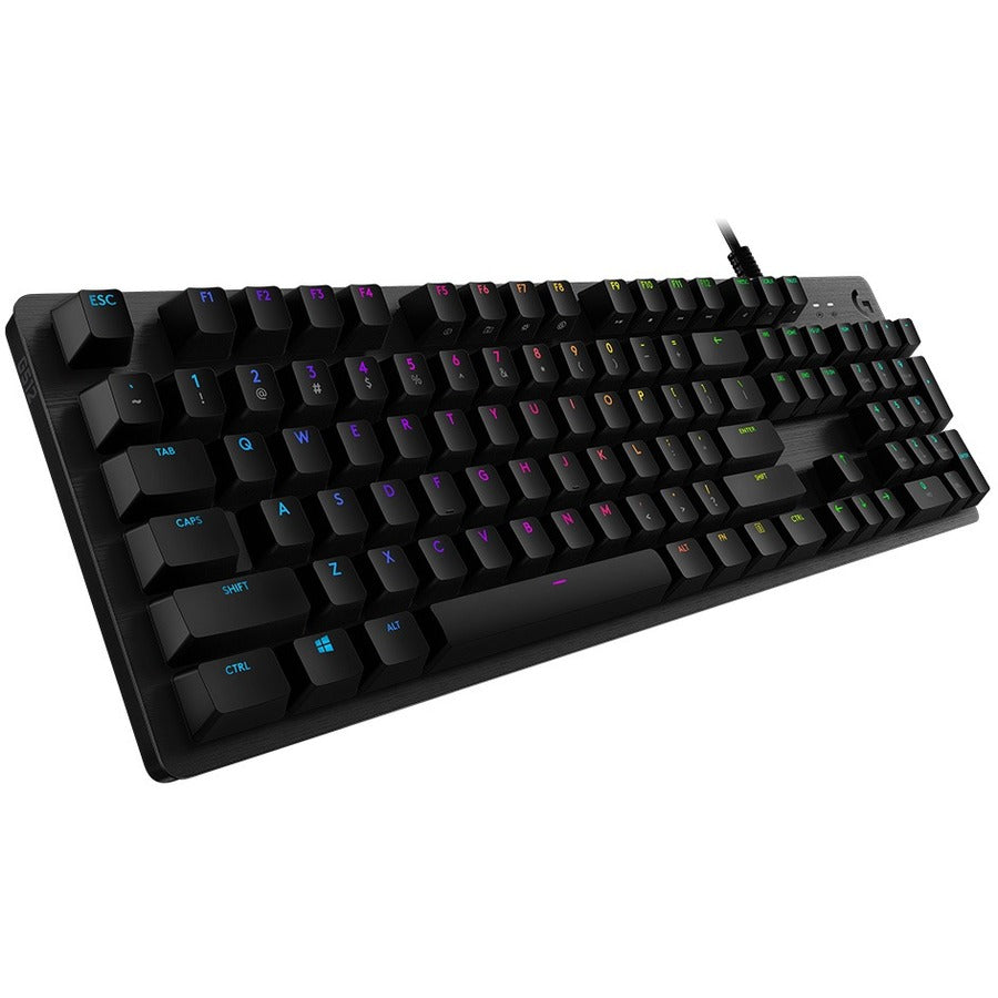 Logitech G512 CARBON LIGHTSYNC RGB Mechanical Gaming Keyboard with GX Brown switches and USB passthrough (Tactile) — 920-009342