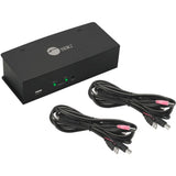 SIIG 2x1 Dual View USB HDMI KVM Switch - 4K 30Hz — CE-KV0711-S1