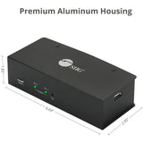 SIIG 2x1 Dual View USB HDMI KVM Switch - 4K 30Hz — CE-KV0711-S1