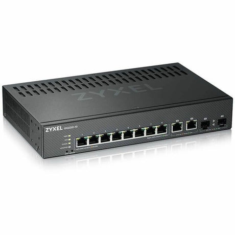 ZYXEL GS2220-10 8-Port Gigabit L2+ Managed and Nebula Pro Cloud Managed Switch with 2 SFP Uplinks — GS2220-10
