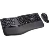 Kensington Pro Fit Ergo Wireless Keyboard and Mouse-Black — K75406US