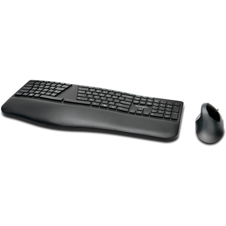 Kensington Pro Fit Ergo Wireless Keyboard and Mouse-Black — K75406US