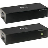 Eaton Tripp Lite Series DisplayPort over Cat6 Extender Kit, Transmitter and Receiver with Repeater, 4K, 4:4:4, PoC, 230 ft. (70.1 m), TAA — B127A-111-BDTD