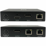 Eaton Tripp Lite Series DisplayPort over Cat6 Extender Kit, Transmitter and Receiver with Repeater, 4K, 4:4:4, PoC, 230 ft. (70.1 m), TAA — B127A-111-BDTD
