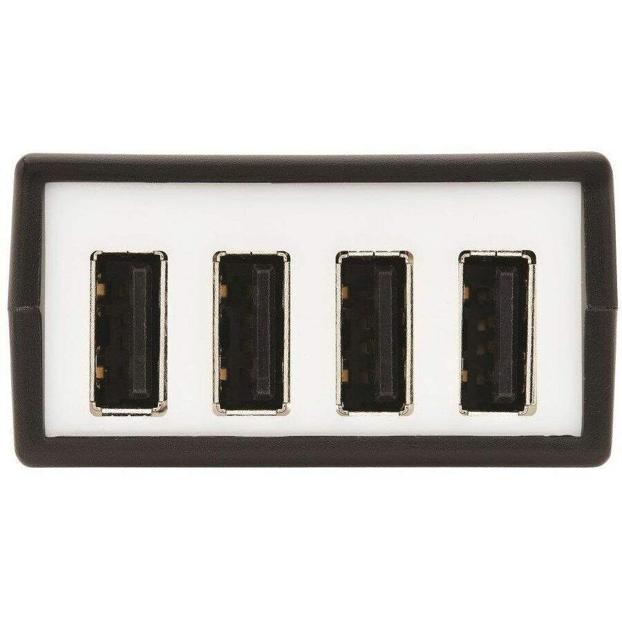 Eaton Tripp Lite Series 4-Port USB over Cat5/Cat6 Extender Kit with Power over Cable - USB 2.0, Up to 164.04 ft. (50M), Black, TAA — B203-104-POC