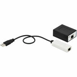 Eaton Tripp Lite Series 4-Port USB over Cat5/Cat6 Extender Kit with Power over Cable - USB 2.0, Up to 164.04 ft. (50M), Black, TAA — B203-104-POC