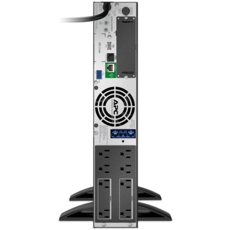 APC Smart-UPS X, Line Interactive, 1000VA, Rack/tower convertible 2U, 120V, 8x 5-15R NEMA, SmartConnect port, Extended runtime — SMX1000C
