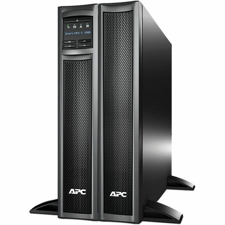 APC Smart-UPS X, Line Interactive, 1000VA, Rack/tower convertible 2U, 120V, 8x 5-15R NEMA, SmartConnect port, Extended runtime — SMX1000C