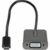 StarTech.com USB C to VGA Adapter, 1080p USB Type-C to VGA Adapter Dongle, USB-C to VGA Monitor/Display Video Converter, 12" Long Cable — CDP2VGAEC