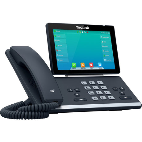 Yealink SIP-T57W IP Phone - Corded - Corded/Cordless - Bluetooth, Wi-Fi - Wall Mountable, Desktop - Classic Gray — 1301089