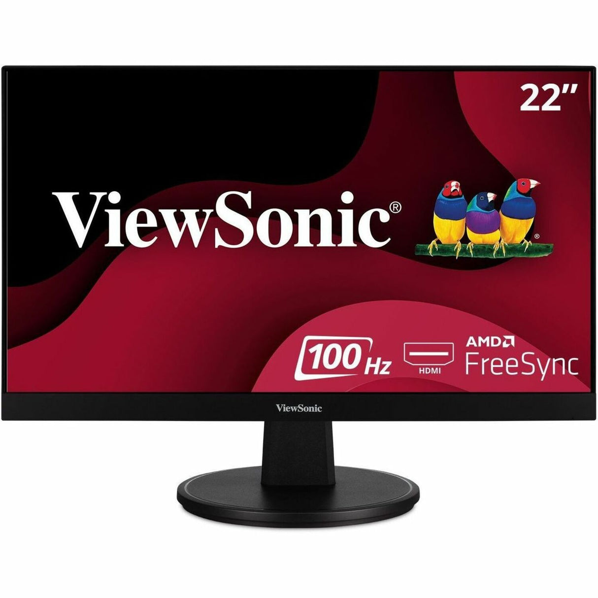 ViewSonic VA2247-MH 22 Inch Full HD 1080p Monitor with 100Hz, FreeSync, Ultra-Thin Bezel, Eye Care, HDMI, VGA Inputs for Home and Office — VA2247-MH
