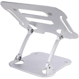 StarTech.com Laptop Stand for Desk, Ergonomic Laptop Stand Adjustable Height, Aluminum, Up to 22lb/10kg, Foldable Notebook Riser/Lift — ADJ-LAPTOP-RISER