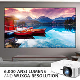 ViewSonic LS920WU 6000 Lumens WUXGA Laser Projector for 300 Inch screen, Dual HDMI, 4K HDR/HLG Support, 1.6x Optical Zoom for Business and Education — LS920WU