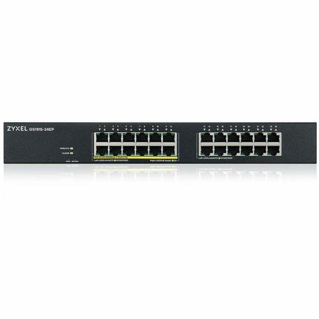 ZYXEL GS1915-24EP 24-Port Gigabit Smart Nebula Cloud Managed PoE Switch | 12 PoE+ Ports at 130W — GS1915-24EP