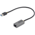 StarTech.com USB to Ethernet Adapter, USB 3.0 to 10/100/1000 Gigabit Ethernet LAN Adapter, 1ft/30cm Attached Cable, USB to RJ45 Adapter — USB31000S2