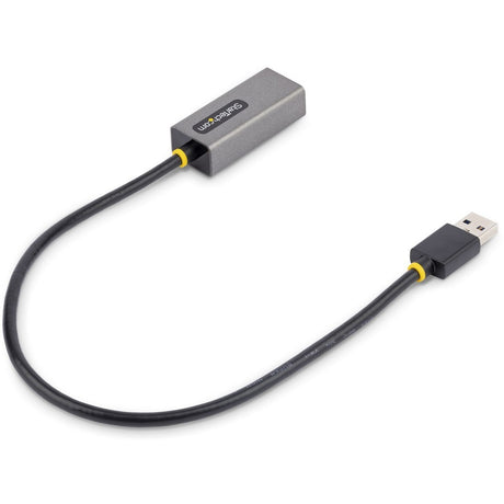 StarTech.com USB to Ethernet Adapter, USB 3.0 to 10/100/1000 Gigabit Ethernet LAN Adapter, 1ft/30cm Attached Cable, USB to RJ45 Adapter — USB31000S2