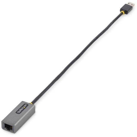 StarTech.com USB to Ethernet Adapter, USB 3.0 to 10/100/1000 Gigabit Ethernet LAN Adapter, 1ft/30cm Attached Cable, USB to RJ45 Adapter — USB31000S2