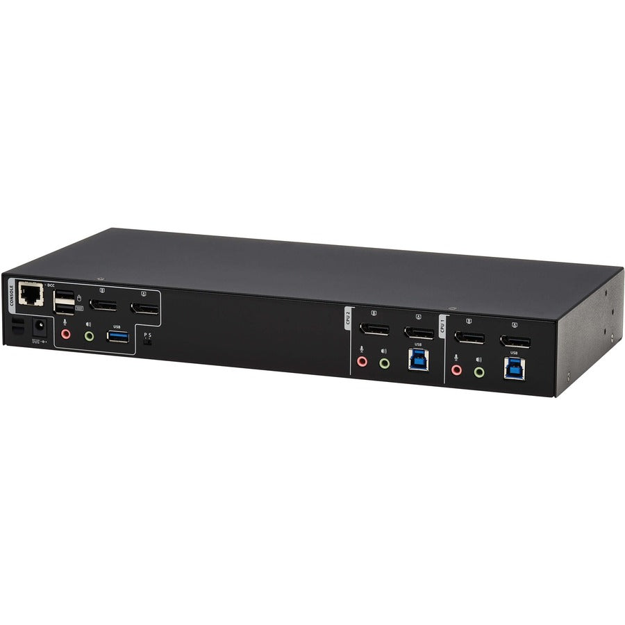 Eaton Tripp Lite Series 2-Port DisplayPort Dual-Display KVM Switch - 4K 60 Hz, USB 3.2 Gen 1, HDCP 2.2, USB Sharing — B006-DP2UA2