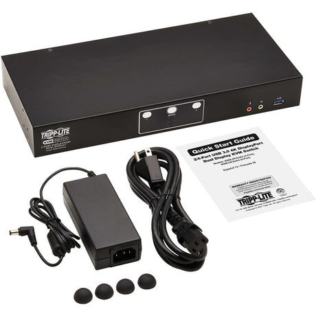 Eaton Tripp Lite Series 2-Port DisplayPort Dual-Display KVM Switch - 4K 60 Hz, USB 3.2 Gen 1, HDCP 2.2, USB Sharing — B006-DP2UA2