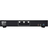 Eaton Tripp Lite Series 2-Port DisplayPort Dual-Display KVM Switch - 4K 60 Hz, USB 3.2 Gen 1, HDCP 2.2, USB Sharing — B006-DP2UA2