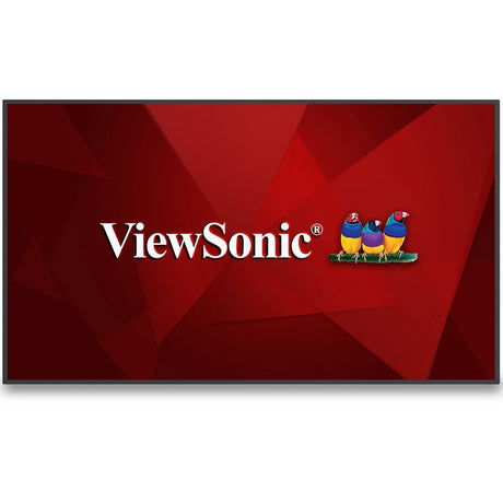 ViewSonic CDE6530 65" 4K UHD Wireless Presentation Display 24/7 Commercial Display with Portrait Landscape, HDMI, USB, USB C, Wifi/BT Slot, RJ45 and RS232 — CDE6530-E1