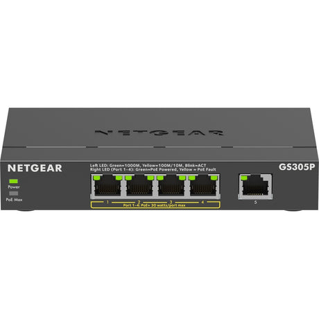Netgear GS305P Ethernet Switch — GS305P-300NAS