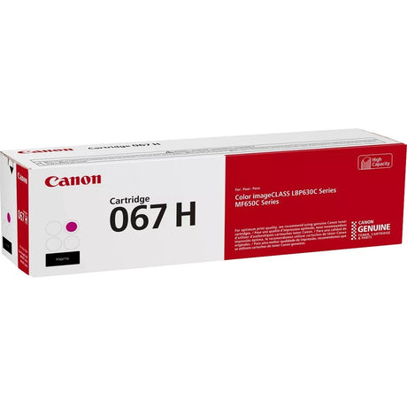 Canon 067 Original High Yield Laser Toner Cartridge - Magenta - 1 Each — 5104C001