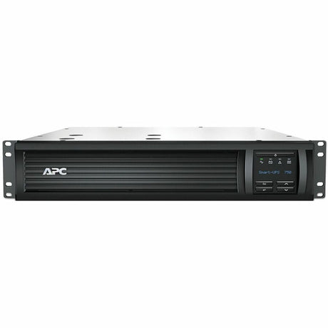 APC Smart-UPS, Line Interactive, 750VA, Rackmount 2U, 120V, 6x NEMA 5-15R outlets, SmartConnect Port+Network Card, AVR, LCD — SMT750RM2UCNC