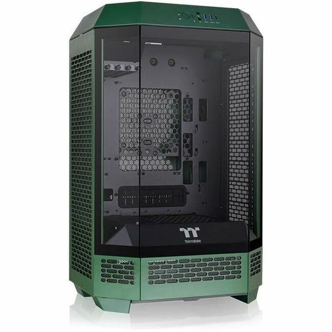 Thermaltake The Tower 300 Racing Green Micro Tower Chassis — CA-1Y4-00SCWN-00