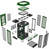 Thermaltake The Tower 300 Racing Green Micro Tower Chassis — CA-1Y4-00SCWN-00