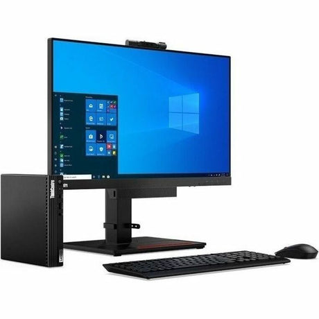 Lenovo ThinkCentre M75q Gen 2 11JN008BUS Desktop Computer - AMD Ryzen 3 PRO 5350GE - 8 GB - 256 GB SSD - Tiny - Black — 11JN008BUS
