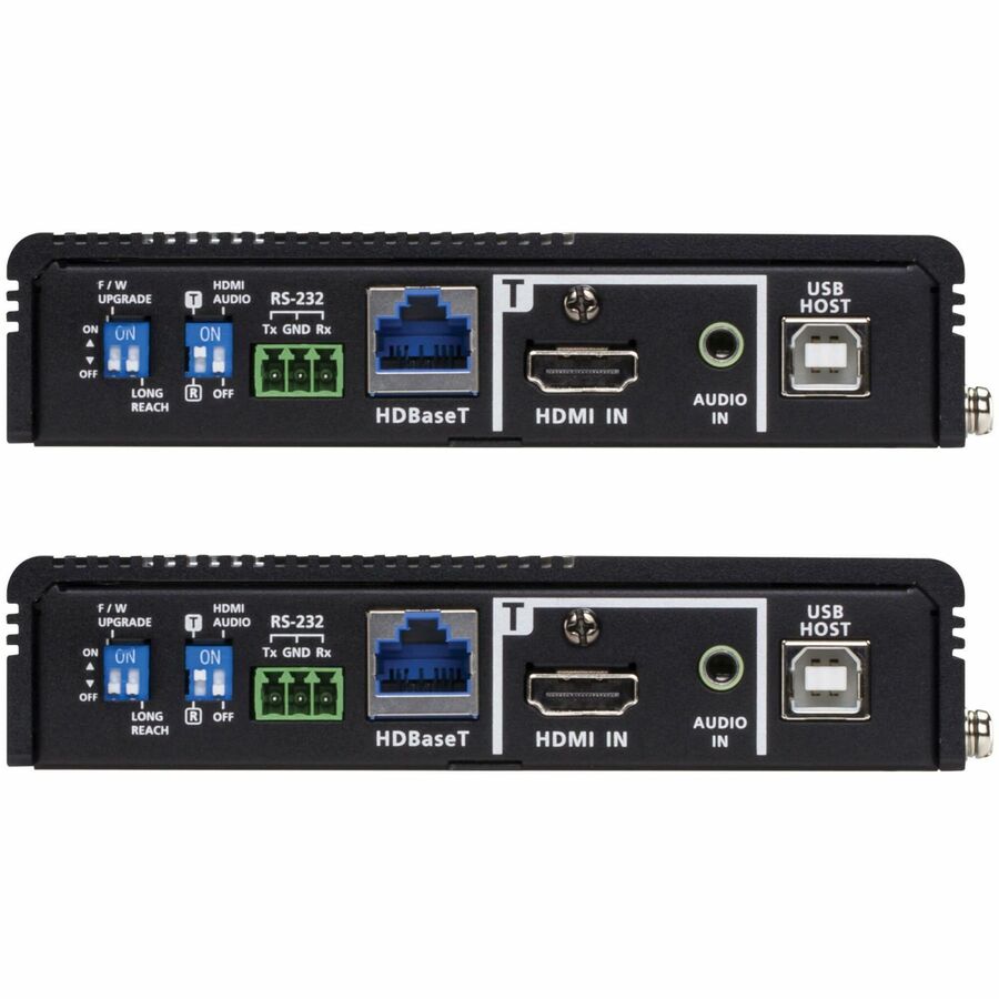 Eaton Tripp Lite Series HDBaseT 3.0 Transmitter and Receiver Kit, HDMI 4K 60 Hz (4:4:4), RS-232, IR Control, Up to 328 ft. (100 m), TAA — BHDBT3-TRX2