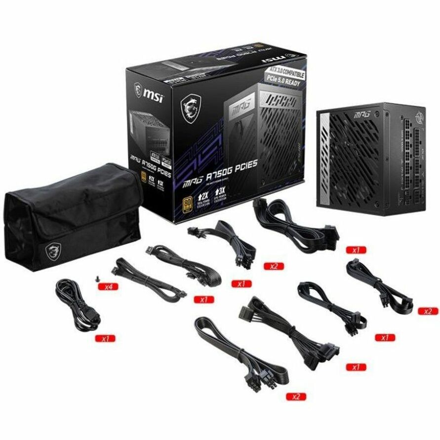 MSI MAG A750GL PCIE5 750W Power Supply — MAGA750GLPCIE5