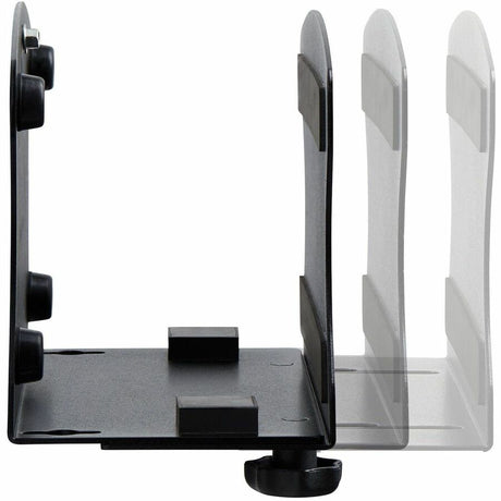 StarTech.com PC Wall Mount Bracket, For Desktop Computers Up To 40lb, Toolless Width Adjustment 1.9-7.8in (50-200mm), CPU Tower/Case Shelf — 2NS-CPU-WALL-MOUNT