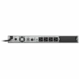 APC Smart-UPS, Line Interactive, 750 VA, LCD, Rackmount 1U, 120V, 4x NEMA 5-15R outlet, USB, AVR, Short Depth — SMT750RM1U