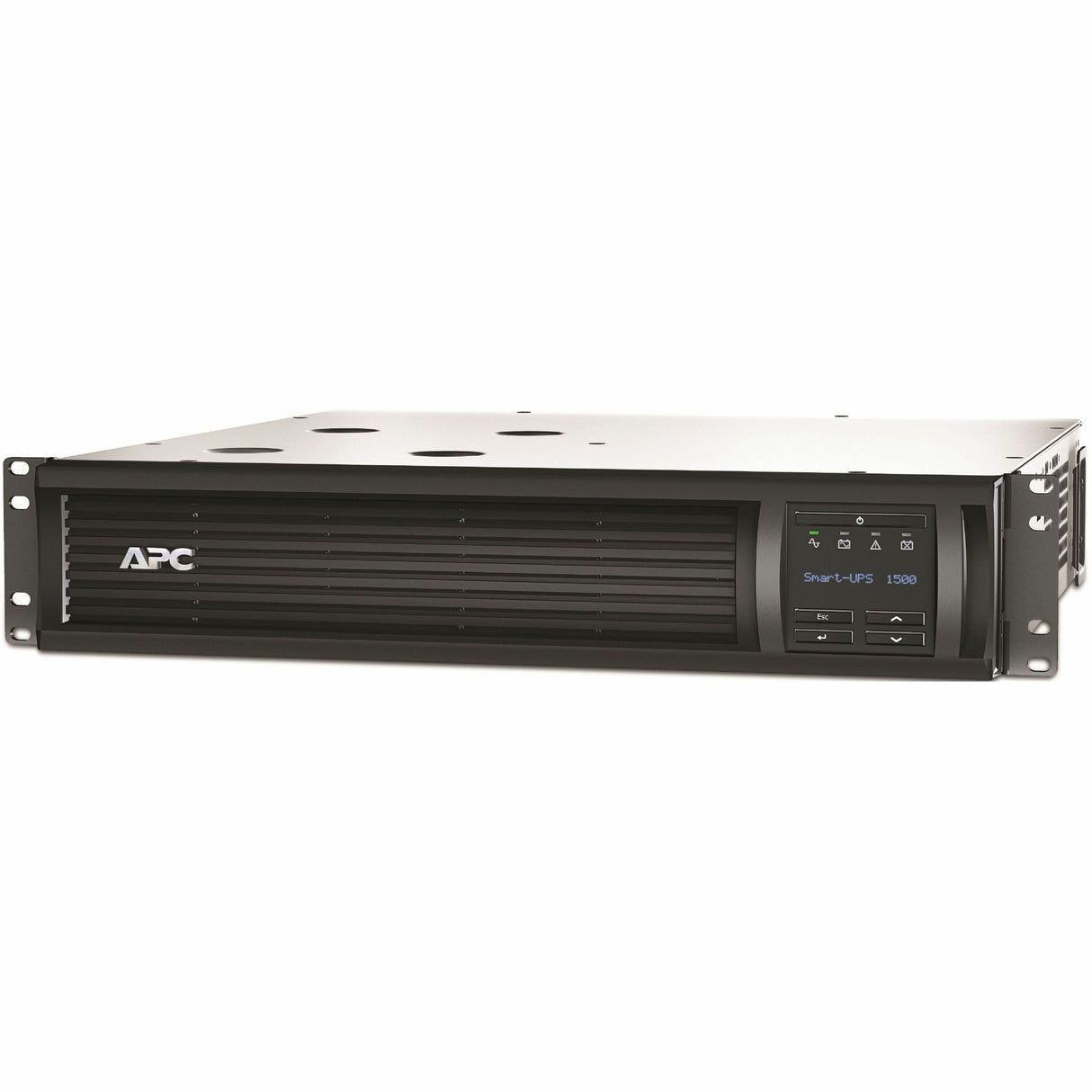 APC Smart-UPS, Line Interactive, 1500VA, Rackmount 2U, 120V, 6x NEMA 5-15R outlets, SmartConnect Port+SmartSlot, AVR, LCD [TAA] — SMT1500RM2UCUS