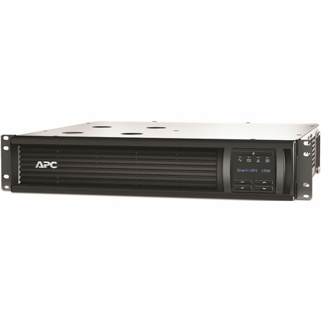 APC Smart-UPS, Line Interactive, 1500VA, Rackmount 2U, 120V, 6x NEMA 5-15R outlets, SmartConnect Port+SmartSlot, AVR, LCD [TAA] — SMT1500RM2UCUS